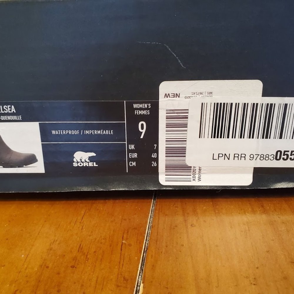 NWT Sorel Emelie Chelsea Boots Size 9 - Picture 8 of 8